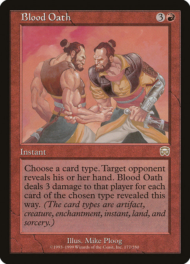 Blood Oath [Mercadian Masques] - PCA Designer Toys