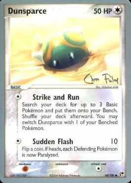 Dunsparce (60/100) (Blaziken Tech - Chris Fulop) [World Championships 2004] - PCA Designer Toys