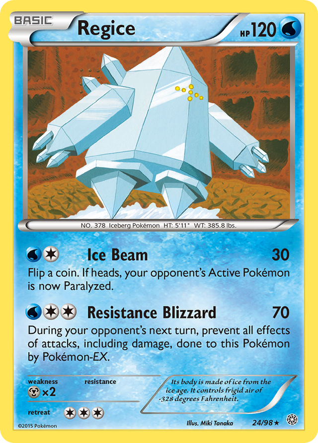 Regice (24/98) [XY: Ancient Origins] - PCA Designer Toys