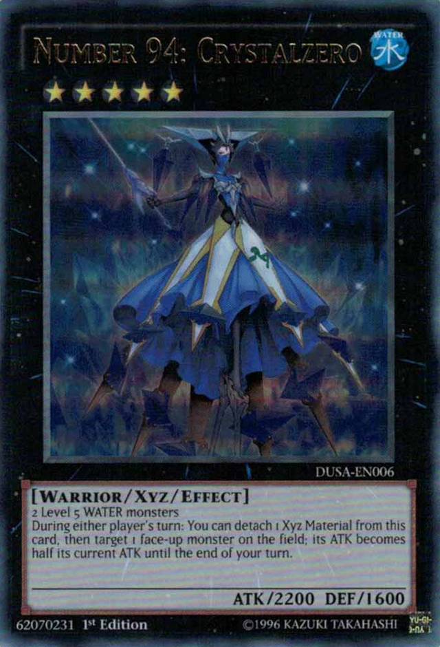 Number 94: Crystalzero [DUSA-EN006] Ultra Rare - PCA Designer Toys