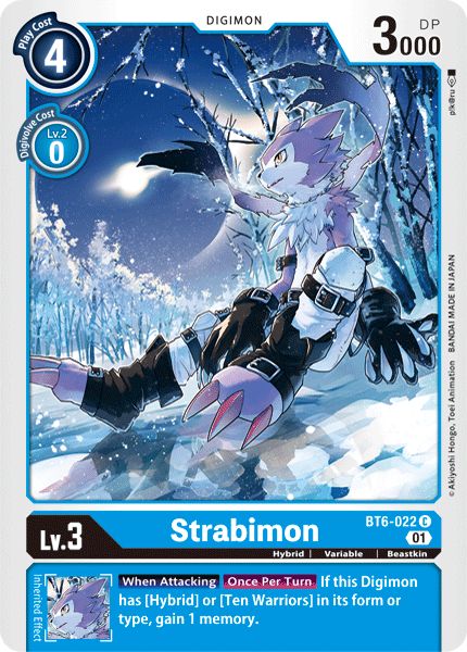 Strabimon [BT6-022] [Double Diamond] - PCA Designer Toys