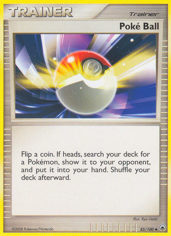 Poke Ball (85/100) [Diamond & Pearl: Majestic Dawn] - PCA Designer Toys