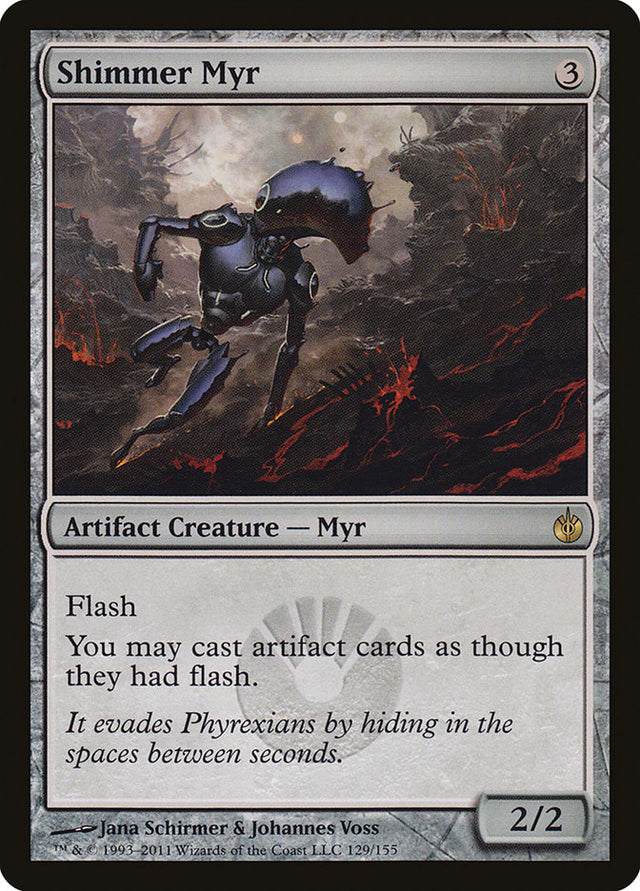 Shimmer Myr [Mirrodin Besieged] - PCA Designer Toys