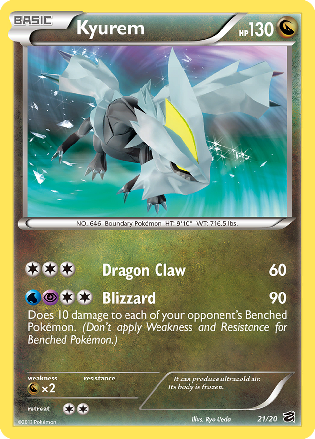 Kyurem (21/20) [Black & White: Dragon Vault] - PCA Designer Toys