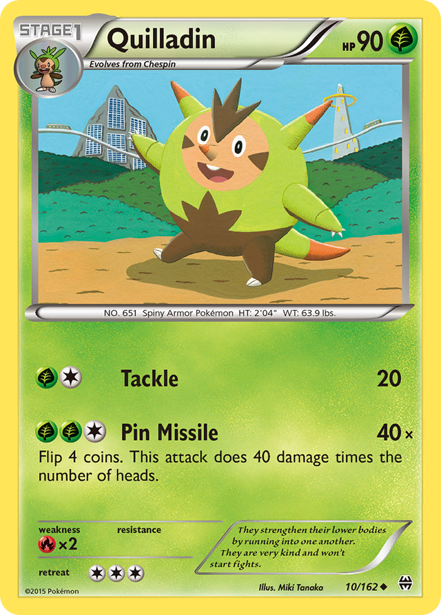 Quilladin (10/162) [XY: BREAKthrough] - PCA Designer Toys