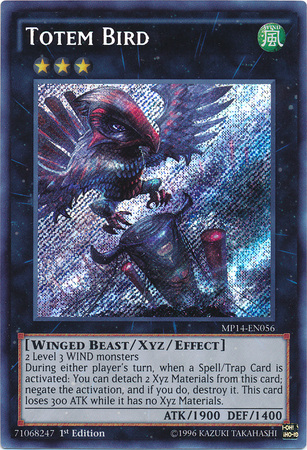 Totem Bird [MP14-EN056] Secret Rare - PCA Designer Toys