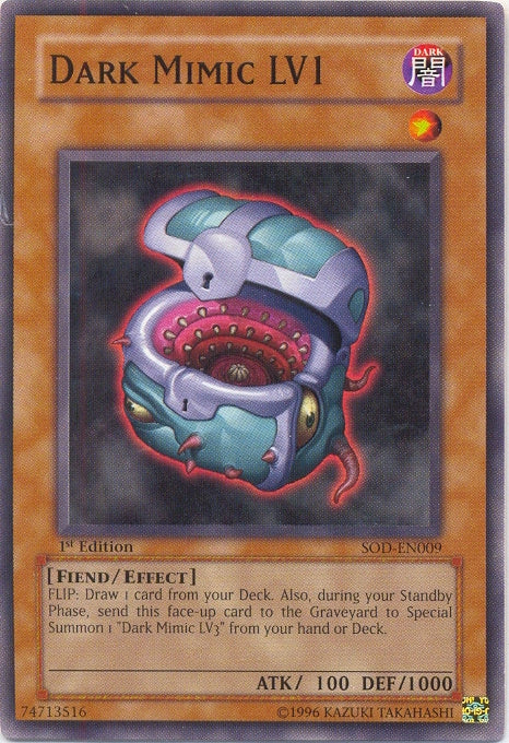 Dark Mimic LV1 [SOD-EN009] Common - PCA Designer Toys