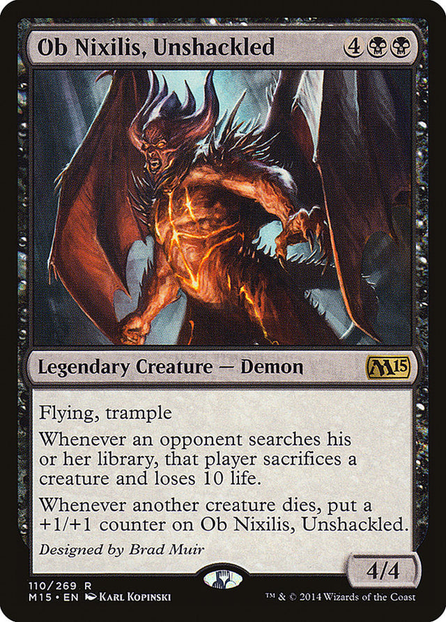 Ob Nixilis, Unshackled [Magic 2015] - PCA Designer Toys