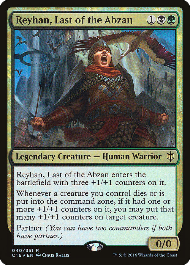 Reyhan, Last of the Abzan [Commander 2016] - PCA Designer Toys