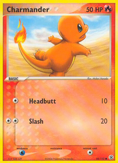 Charmander (58/112) [EX: FireRed & LeafGreen] - PCA Designer Toys
