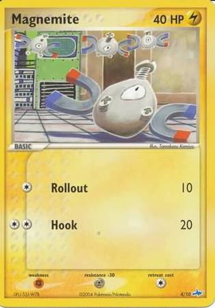 Magnemite (4/10) [EX: Trainer Kit - Latios] - PCA Designer Toys