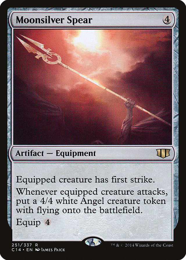 Moonsilver Spear [Commander 2014] - PCA Designer Toys