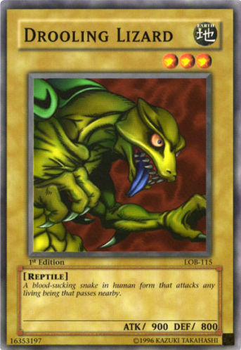 Drooling Lizard [LOB-115] Common - PCA Designer Toys