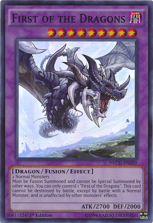 First of the Dragons [NECH-EN050] Super Rare - PCA Designer Toys