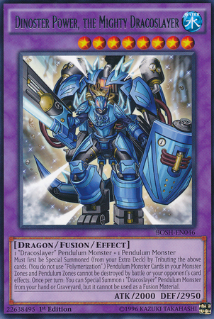 Dinoster Power, the Mighty Dracoslayer [BOSH-EN046] Rare - PCA Designer Toys