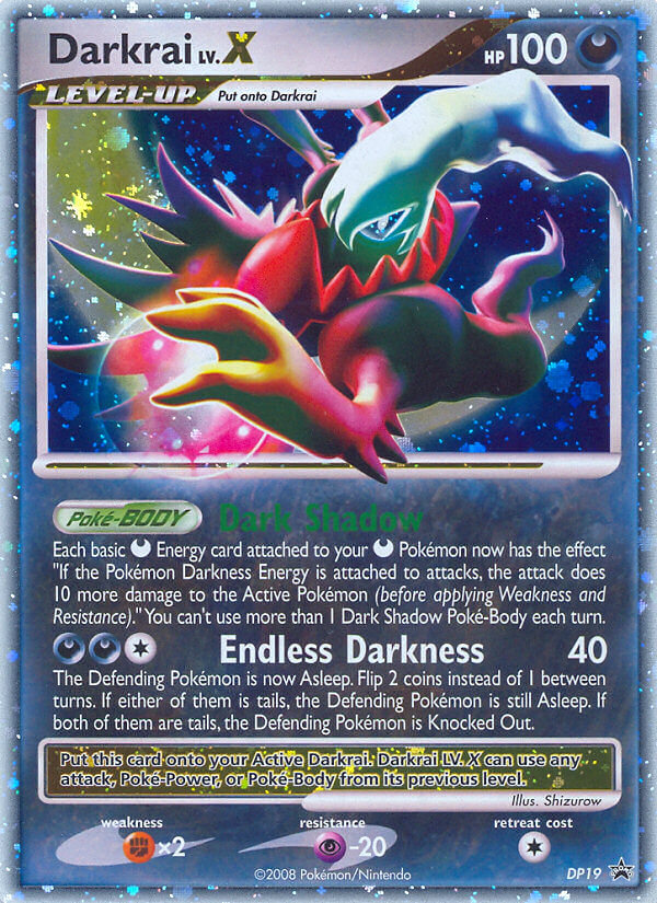 Darkrai LV.X (DP19) [Diamond & Pearl: Black Star Promos] - PCA Designer Toys