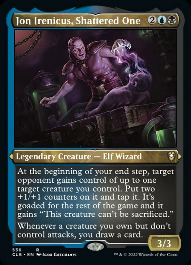Jon Irenicus, Shattered One (Foil Etched) [Commander Legends: Battle for Baldur's Gate] - PCA Designer Toys