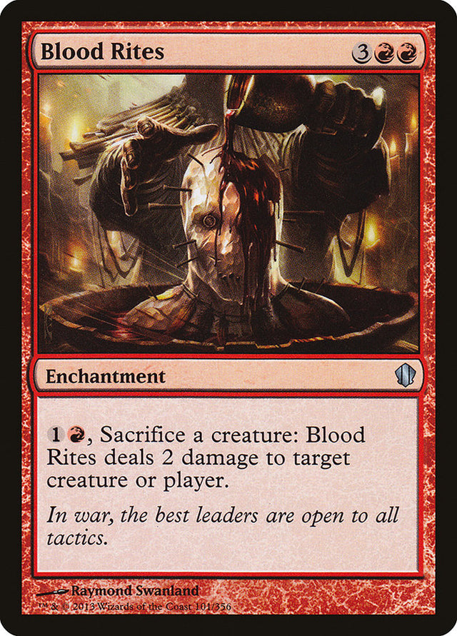 Blood Rites [Commander 2013] - PCA Designer Toys