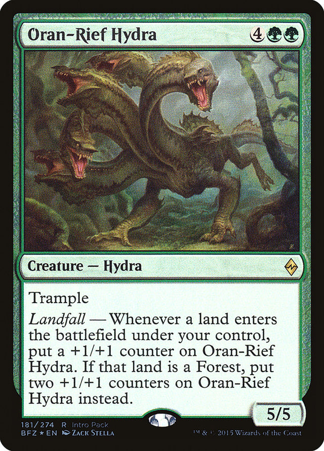 Oran-Rief Hydra (Intro Pack) [Battle for Zendikar Promos] - PCA Designer Toys