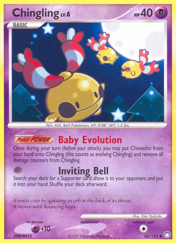 Chingling (42/123) [Diamond & Pearl: Mysterious Treasures] - PCA Designer Toys
