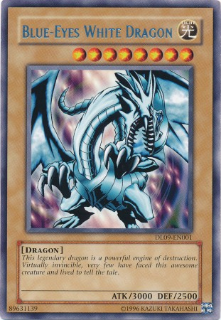 Blue-Eyes White Dragon (Silver) [DL09-EN001] Rare - PCA Designer Toys