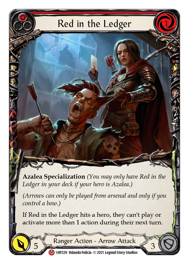 Red in the Ledger [1HP229] (History Pack 1) - PCA Designer Toys