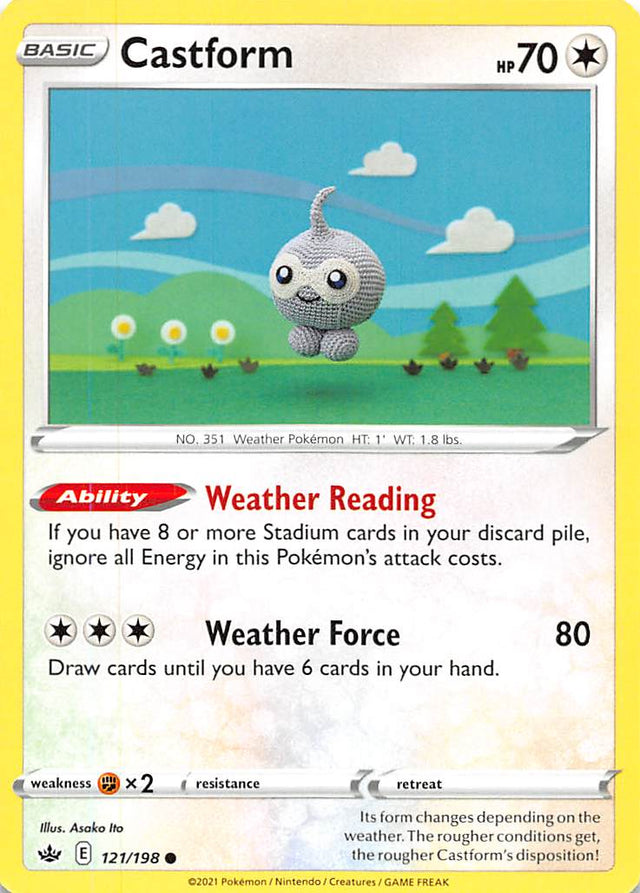 Castform (121/198) [Sword & Shield: Chilling Reign] - PCA Designer Toys