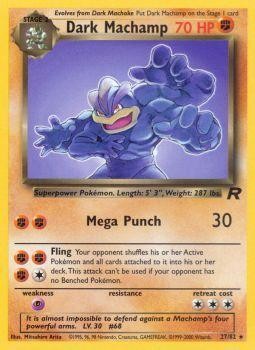Dark Machamp (27/82) [Team Rocket Unlimited] - PCA Designer Toys