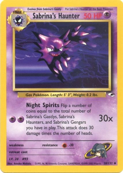 Sabrina's Haunter (58/132) [Gym Heroes Unlimited] - PCA Designer Toys