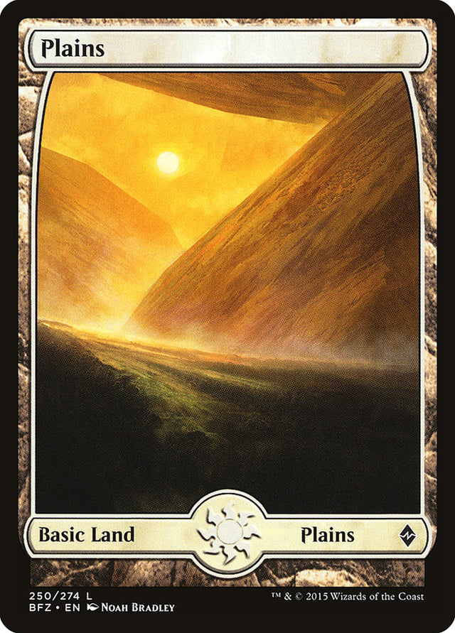 Plains (250) [Battle for Zendikar] - PCA Designer Toys