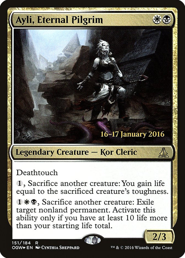 Ayli, Eternal Pilgrim [Oath of the Gatewatch Prerelease Promos] - PCA Designer Toys