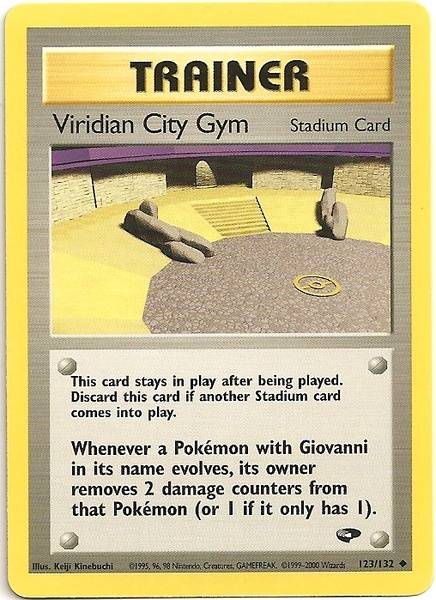 Viridian City Gym (123/132) [Gym Challenge Unlimited] - PCA Designer Toys