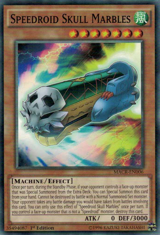 Speedroid Skull Marbles [MACR-EN006] Common - PCA Designer Toys