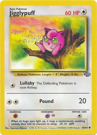 Jigglypuff (54/64) [Jungle Unlimited] - PCA Designer Toys