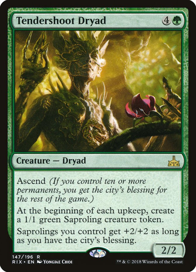 Tendershoot Dryad [Rivals of Ixalan] - PCA Designer Toys
