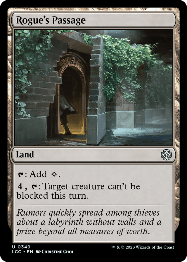 Rogue's Passage [The Lost Caverns of Ixalan Commander] - PCA Designer Toys