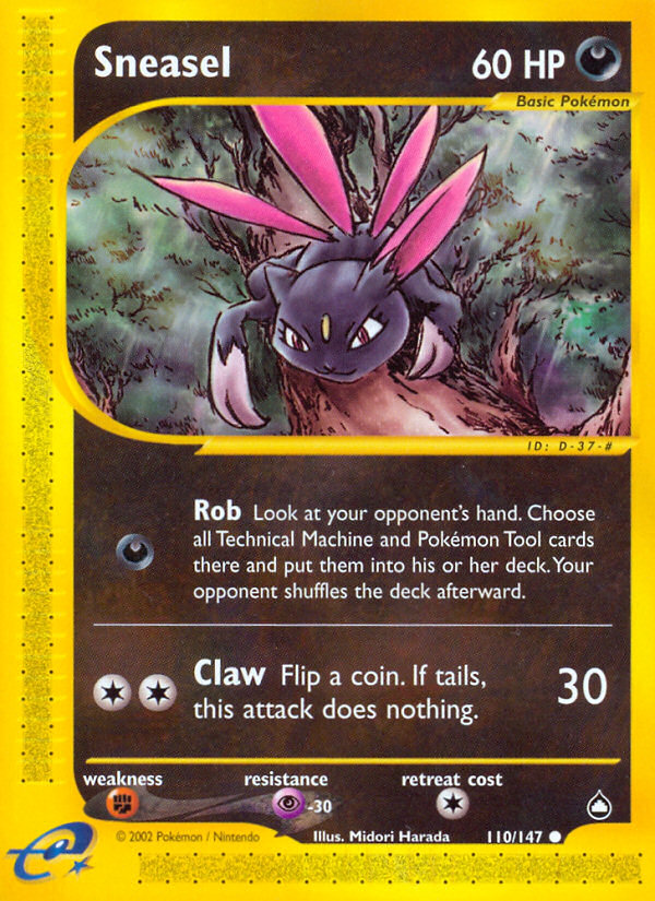 Sneasel (110/147) [Aquapolis] - PCA Designer Toys