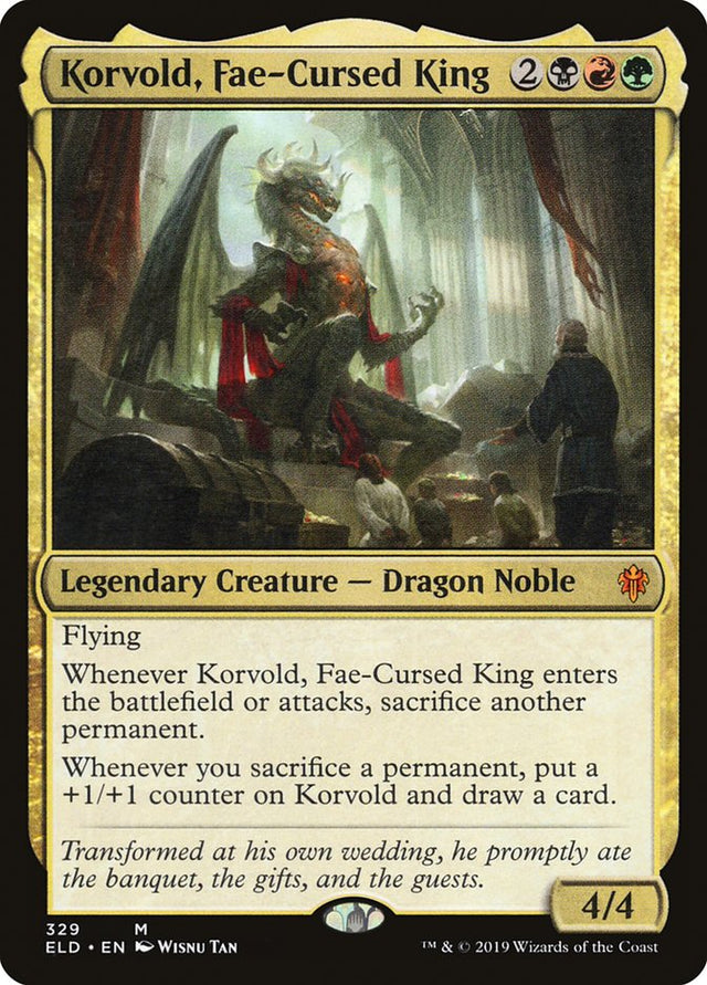 Korvold, Fae-Cursed King [Throne of Eldraine] - PCA Designer Toys