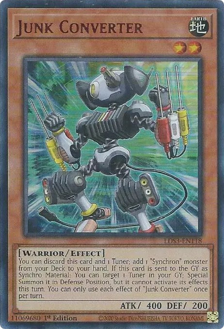 Junk Converter (Red) [LDS3-EN118] Ultra Rare - PCA Designer Toys