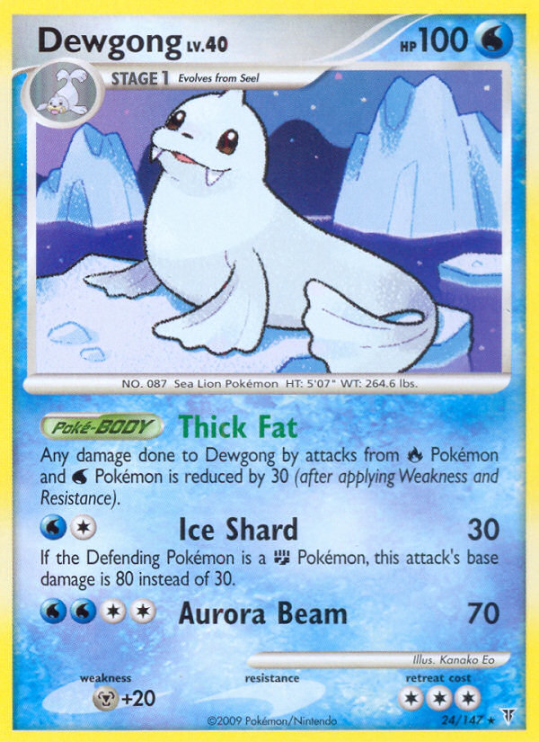 Dewgong (24/147) [Platinum: Supreme Victors] - PCA Designer Toys