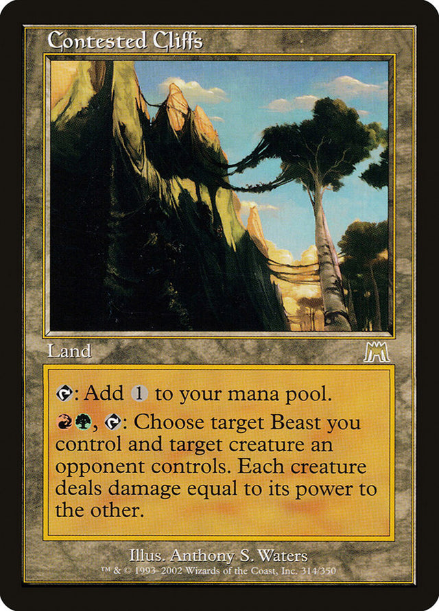 Contested Cliffs [Onslaught] - PCA Designer Toys