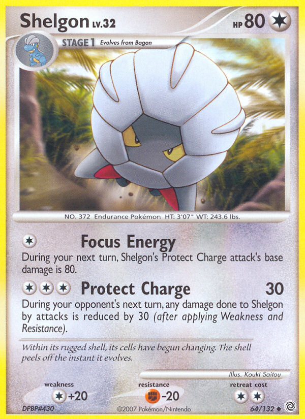 Shelgon (64/132) [Diamond & Pearl: Secret Wonders] - PCA Designer Toys