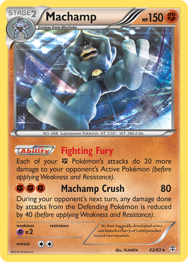 Machamp (42/83) [XY: Generations] - PCA Designer Toys
