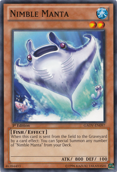 Nimble Manta [GAOV-EN097] Common - PCA Designer Toys