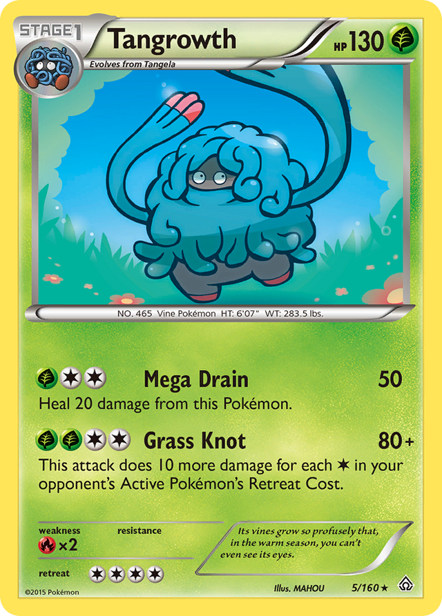 Tangrowth (5/160) [XY: Primal Clash] - PCA Designer Toys