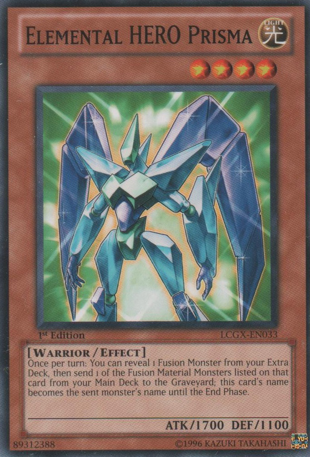 Elemental HERO Prisma [LCGX-EN033] Common - PCA Designer Toys