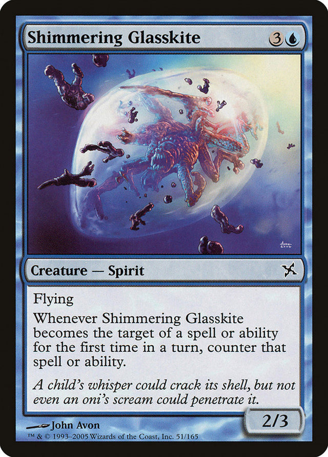 Shimmering Glasskite [Betrayers of Kamigawa] - PCA Designer Toys