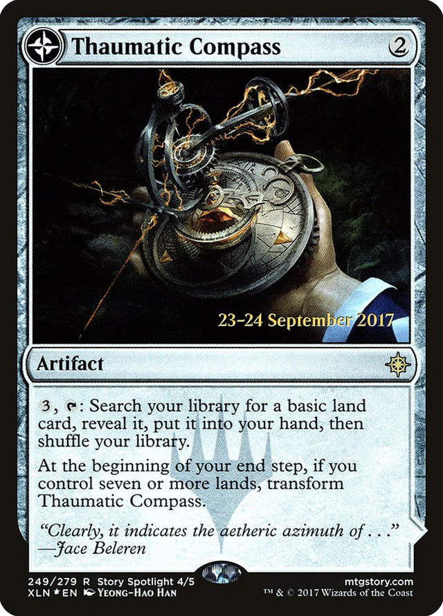 Thaumatic Compass // Spires of Orazca [Ixalan Prerelease Promos] - PCA Designer Toys