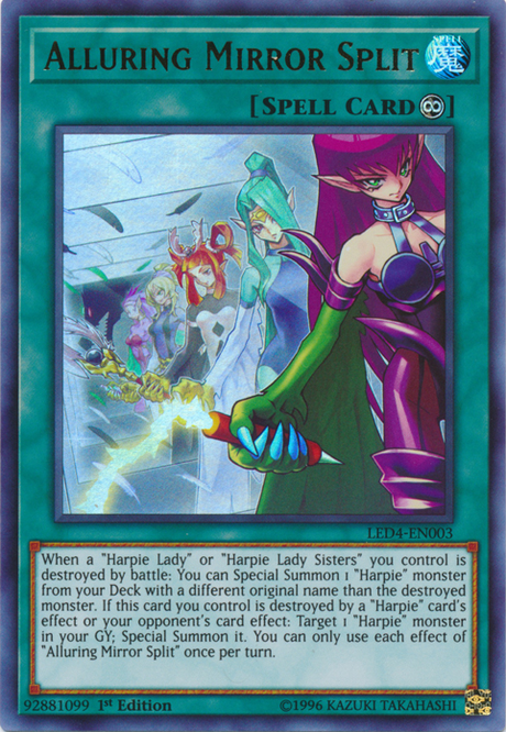 Alluring Mirror Split [LED4-EN003] Ultra Rare - PCA Designer Toys