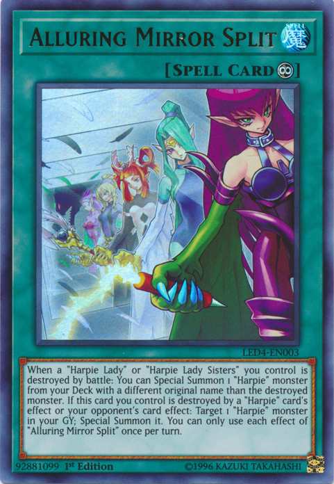 Alluring Mirror Split [LED4-EN003] Ultra Rare - PCA Designer Toys